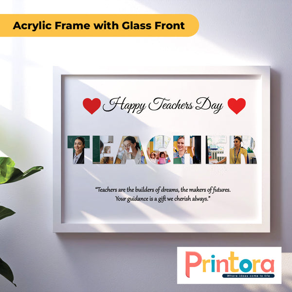 Customized Teachers Day Frames | Personalized Teacher Appreciation Gifts