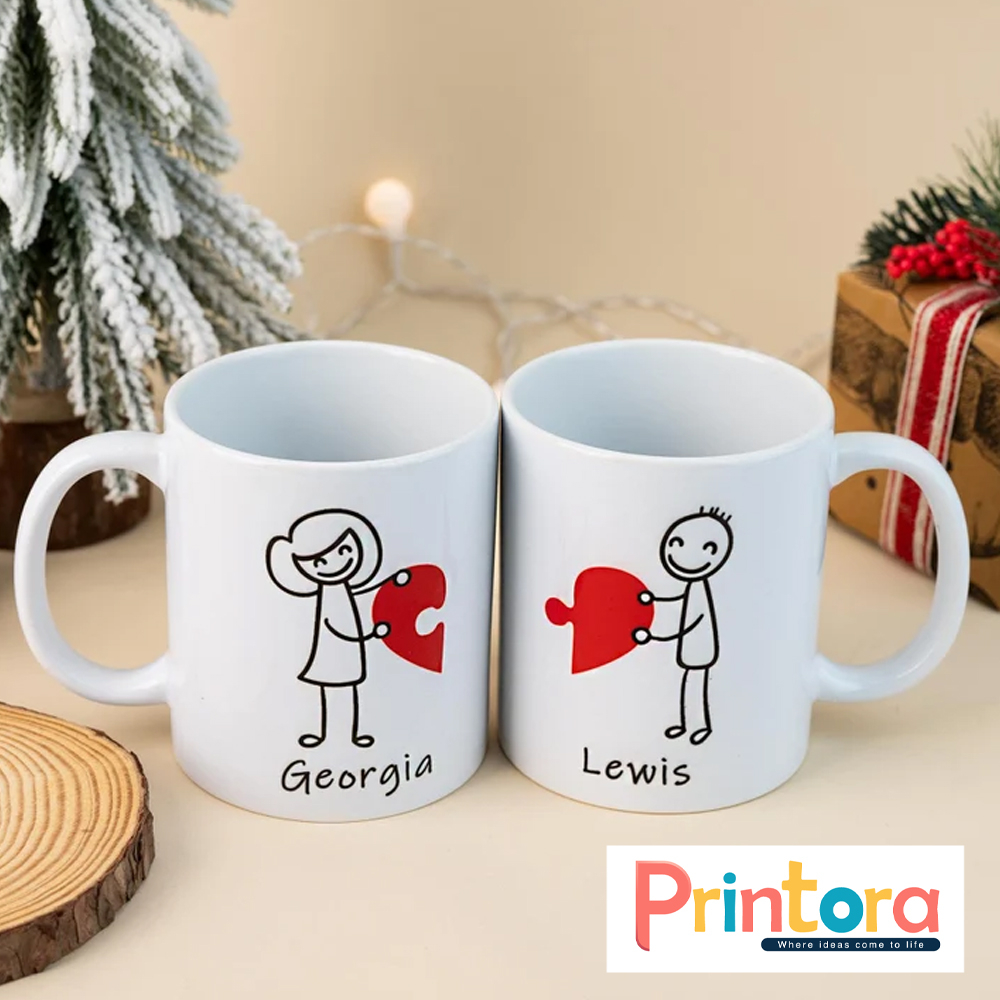 White Mug Photo Print Customized – Personalized Ceramic Gift