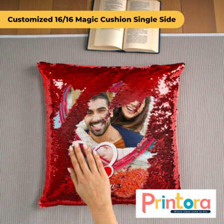 16x16 magic cushion cover single side color changing sequin cushion for sofa and home décor