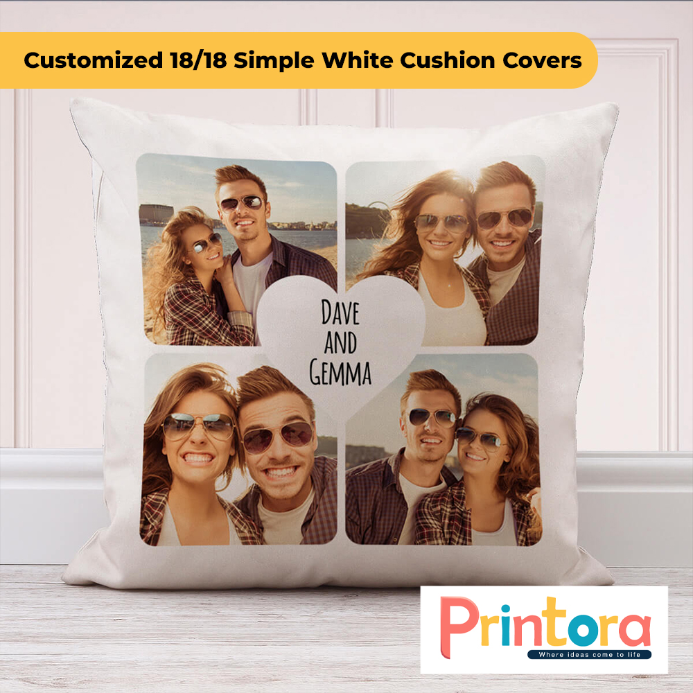 18×18 Simple White Cushion Cover – Plain Soft Fabric Cushion Cover in Pakistan - Image 2