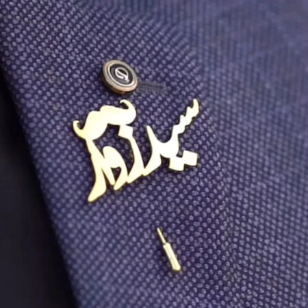 Customized Coat Pin Name Badge for Blazer and Suit