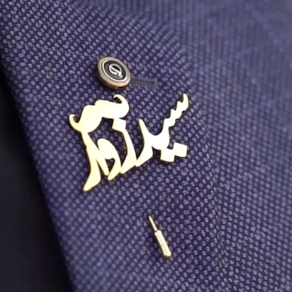 Customized Coat Pin Name Badge for Blazer and Suit