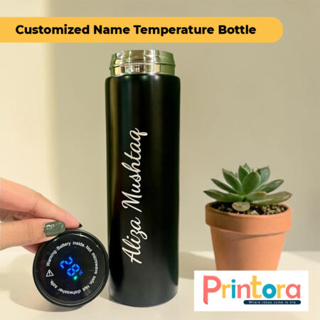 Customized Name Temperature Bottle