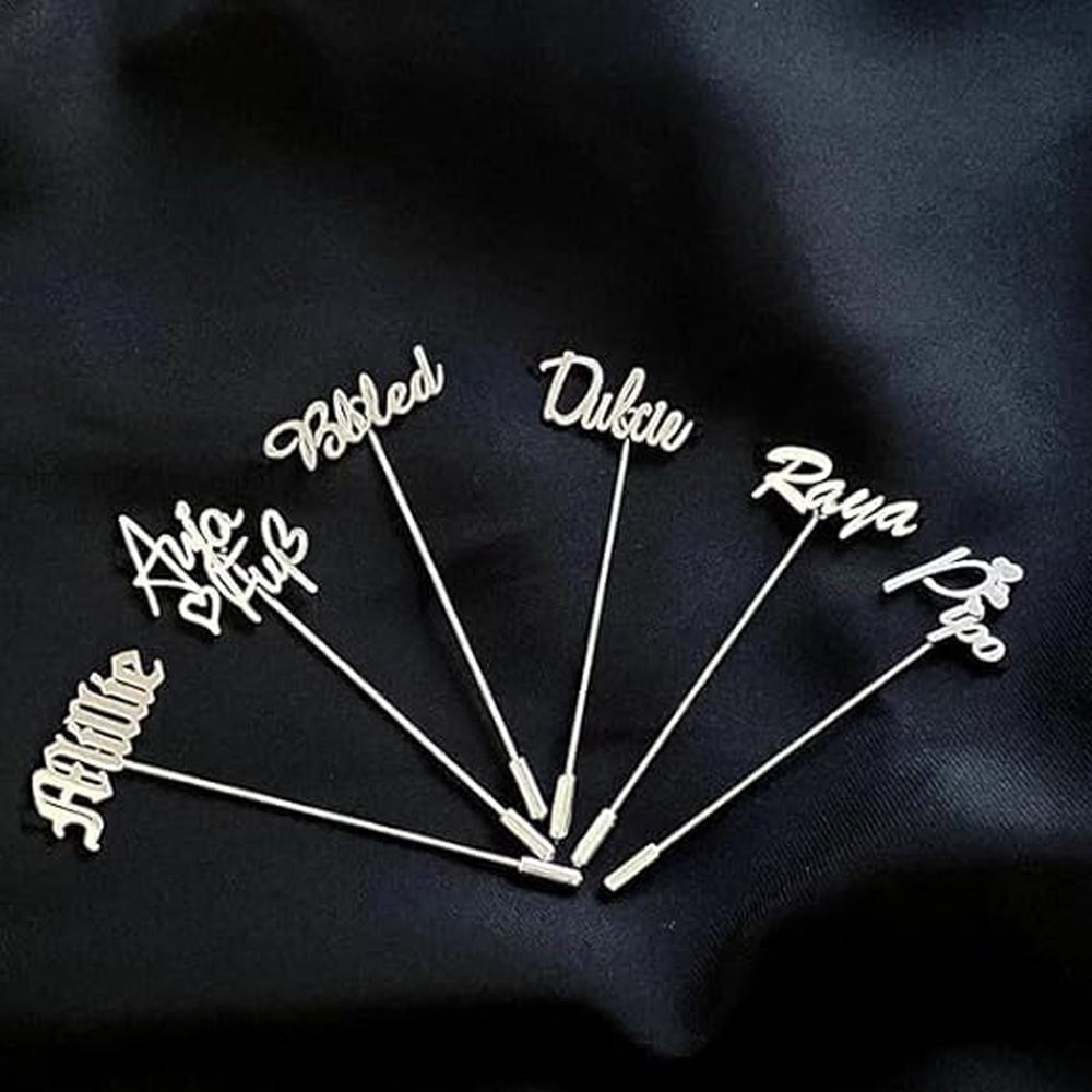 Customized Coat Pin Name Badge for Blazer and Suit