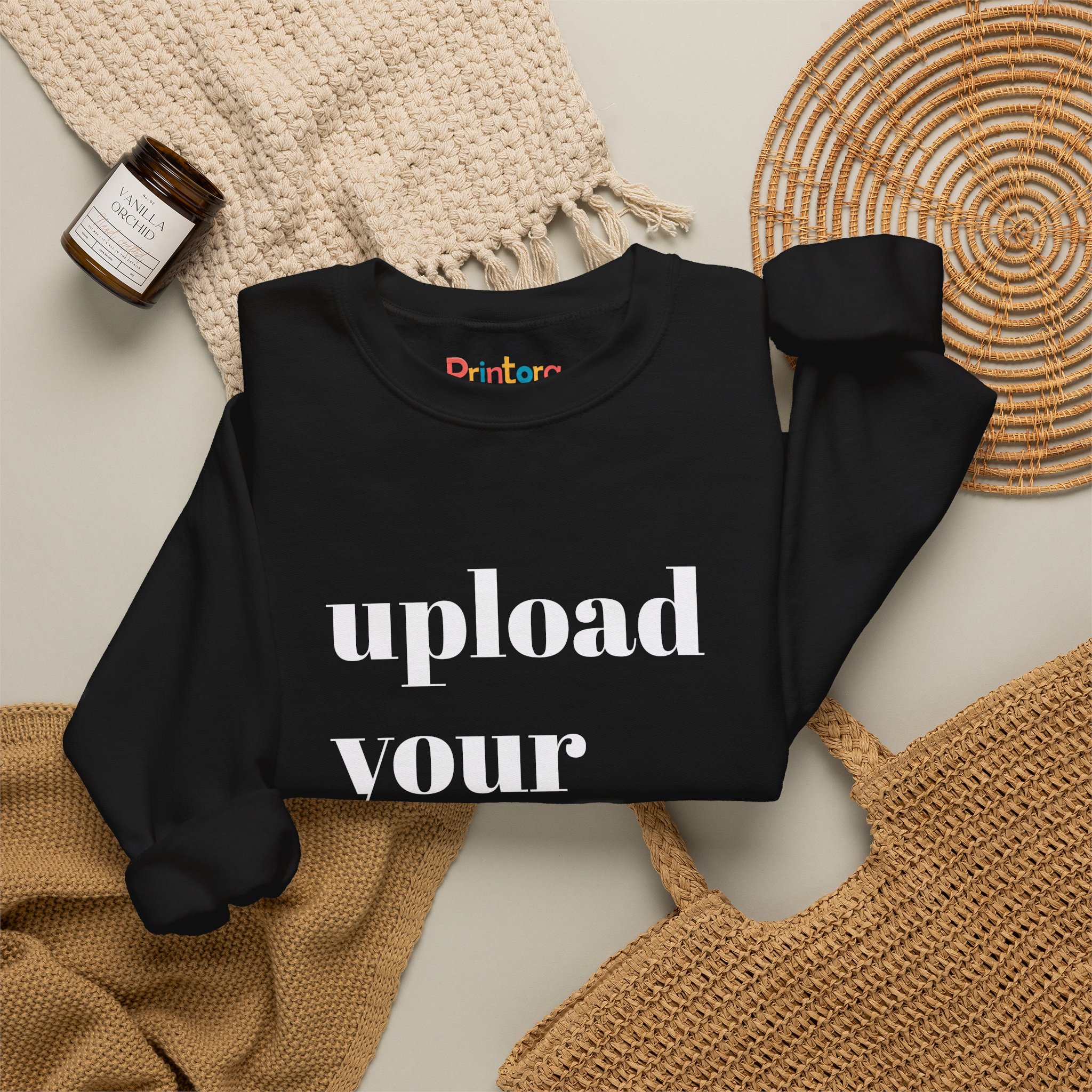 Customized Crewneck Sweatshirt | Full Sleeve – Text, Logo & Design - Image 7