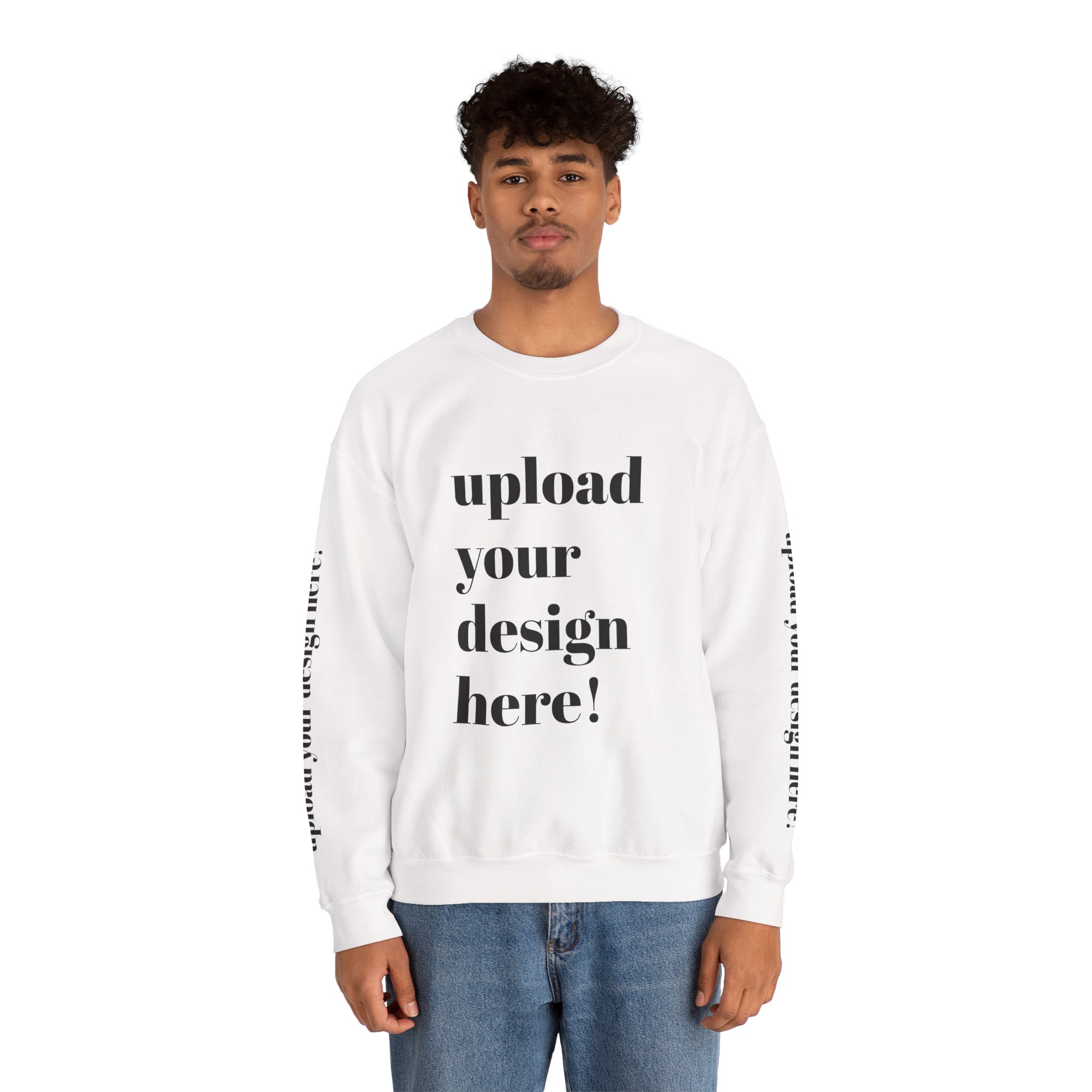 Customized Crewneck Sweatshirt | Full Sleeve – Text, Logo & Design - Image 10